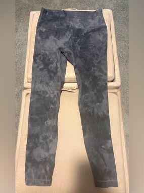 Lululemon High Rise Align Diamond Dye Pitch Graphite Grey